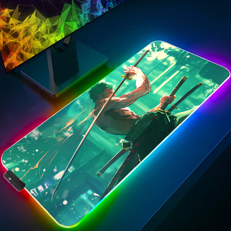 ONE PIECE Zoro Mouse Pad RGB A - Gaming Office Accessories recensione e prezzo