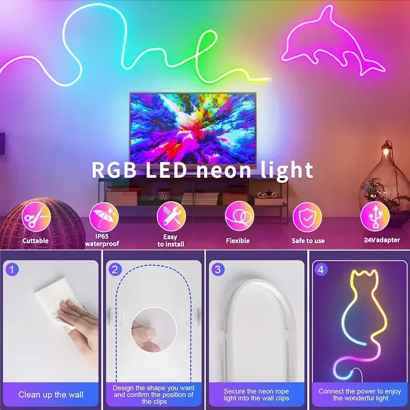 Striscia LED Neon Indirizzabil - Gaming Accessories Lights recensione e prezzo